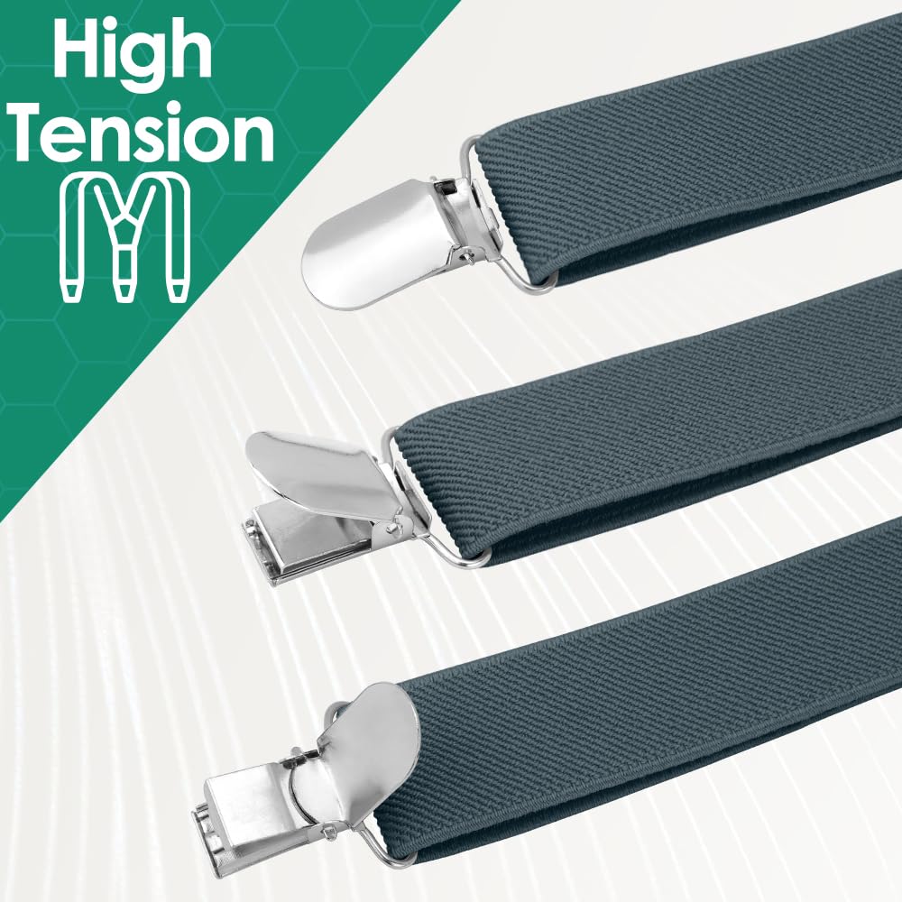 Tirantes ajustables para hombre con correas elásticas, espalda en Y, tirantes de senderismo debajo de la ropa