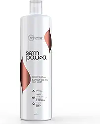 Máscara Alisadora Orgânica Sem Pausa Brscience 1L - Alisamento em 15 Minutos - Tratamento Disciplinante, Sem Formol, para Todos os Tipos de Cabelos - Ação Imediata, Dermatologicamente Testada, Hidratação e Brilho