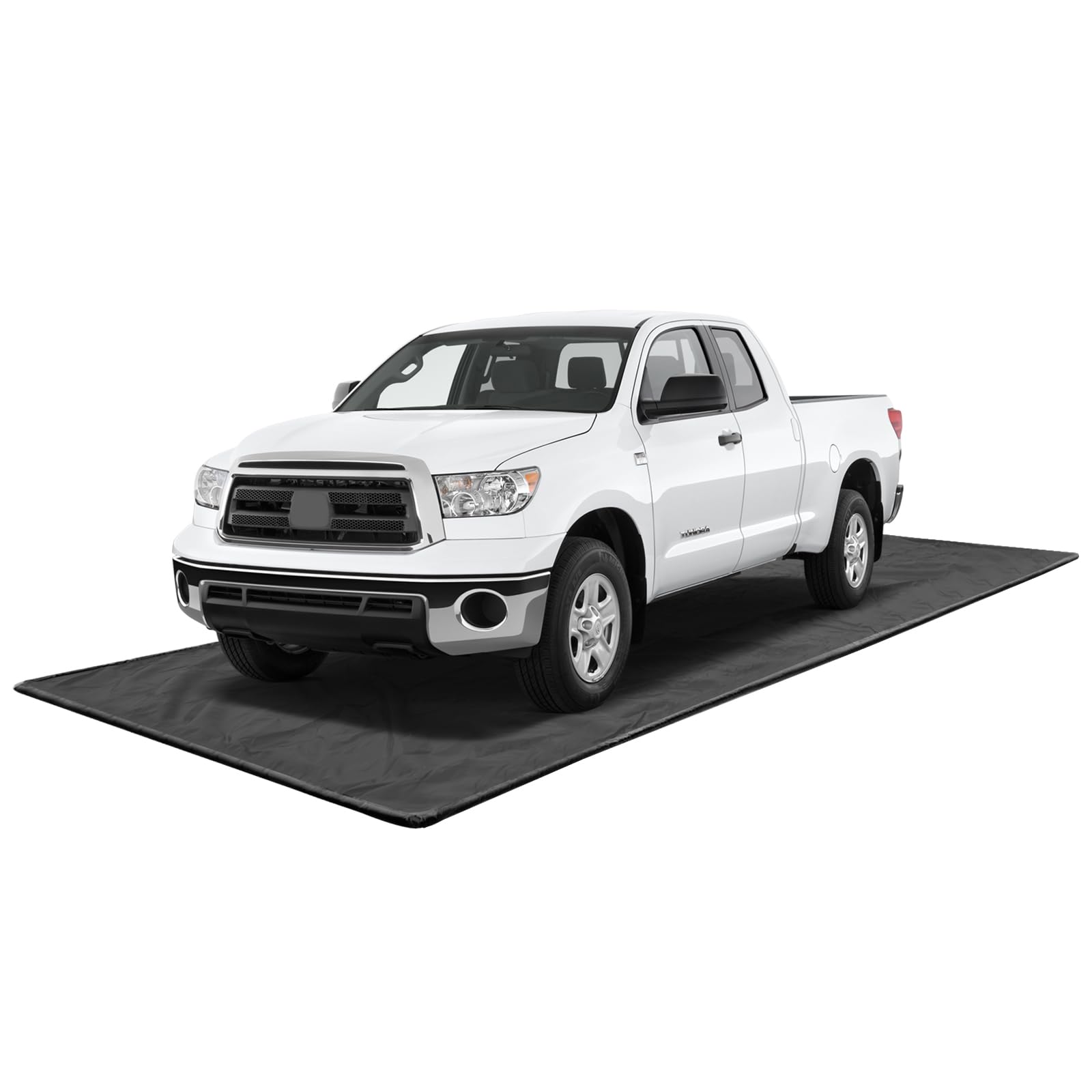 COSTWAY Garage Bodenmatte, 670 x 275 cm Auto Ölauffangmatte, Ölmatte rutschfest & wasserdicht & wiederverwendbar, Garagenmatte Antirutschmatte mit doppelseitigem Klebeband für Werkstatt, Garage