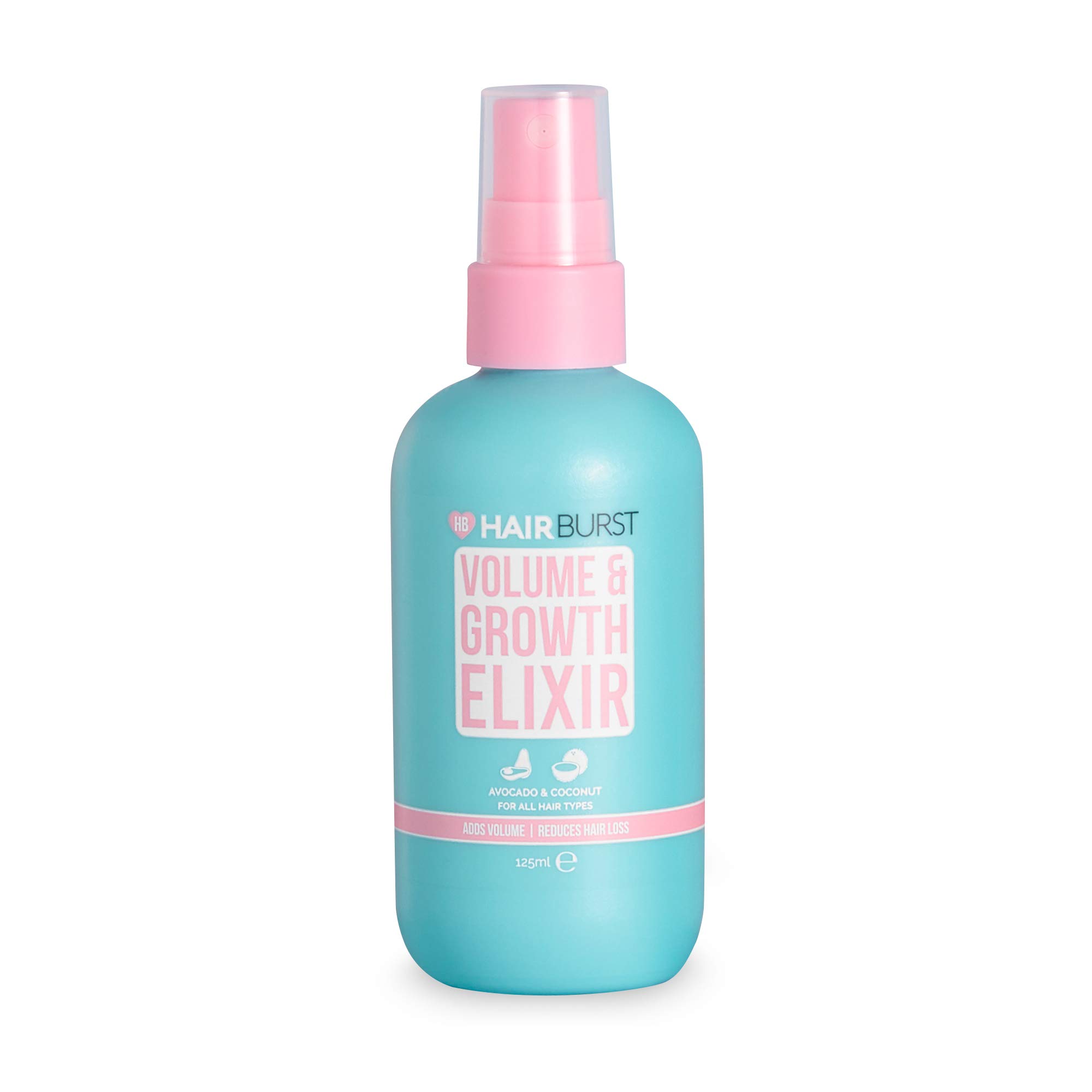 Hair Volume and Growth Elixir, Hair and Scalp Elixir with Hair Protection from Heat, Hair Spray Volumizer for Hair Loss, Hair Care and Hair Growth, 125mL - Hairburst