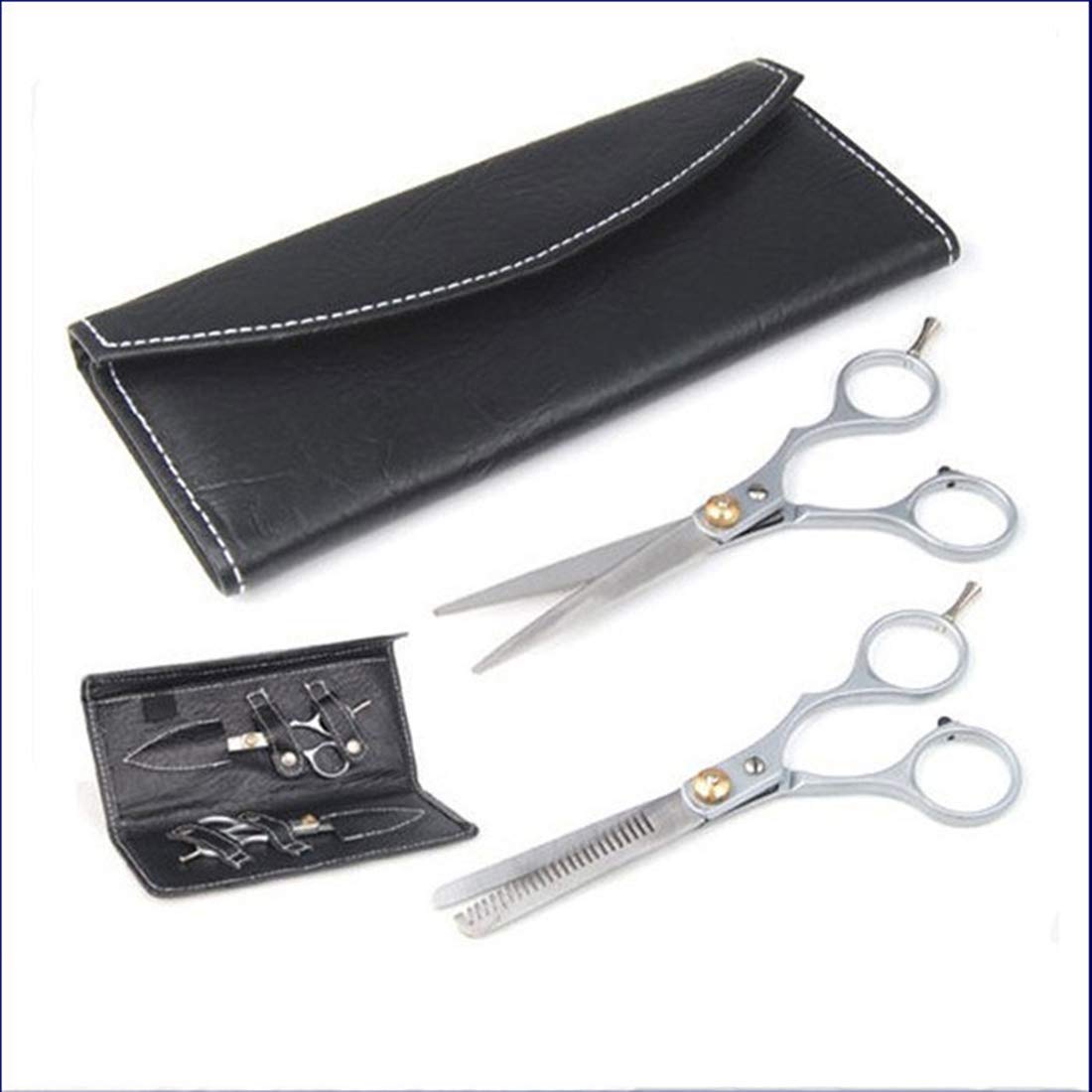 Ciseaux de coiffure anti fourches ensemble deux pièces pour couper sans effort