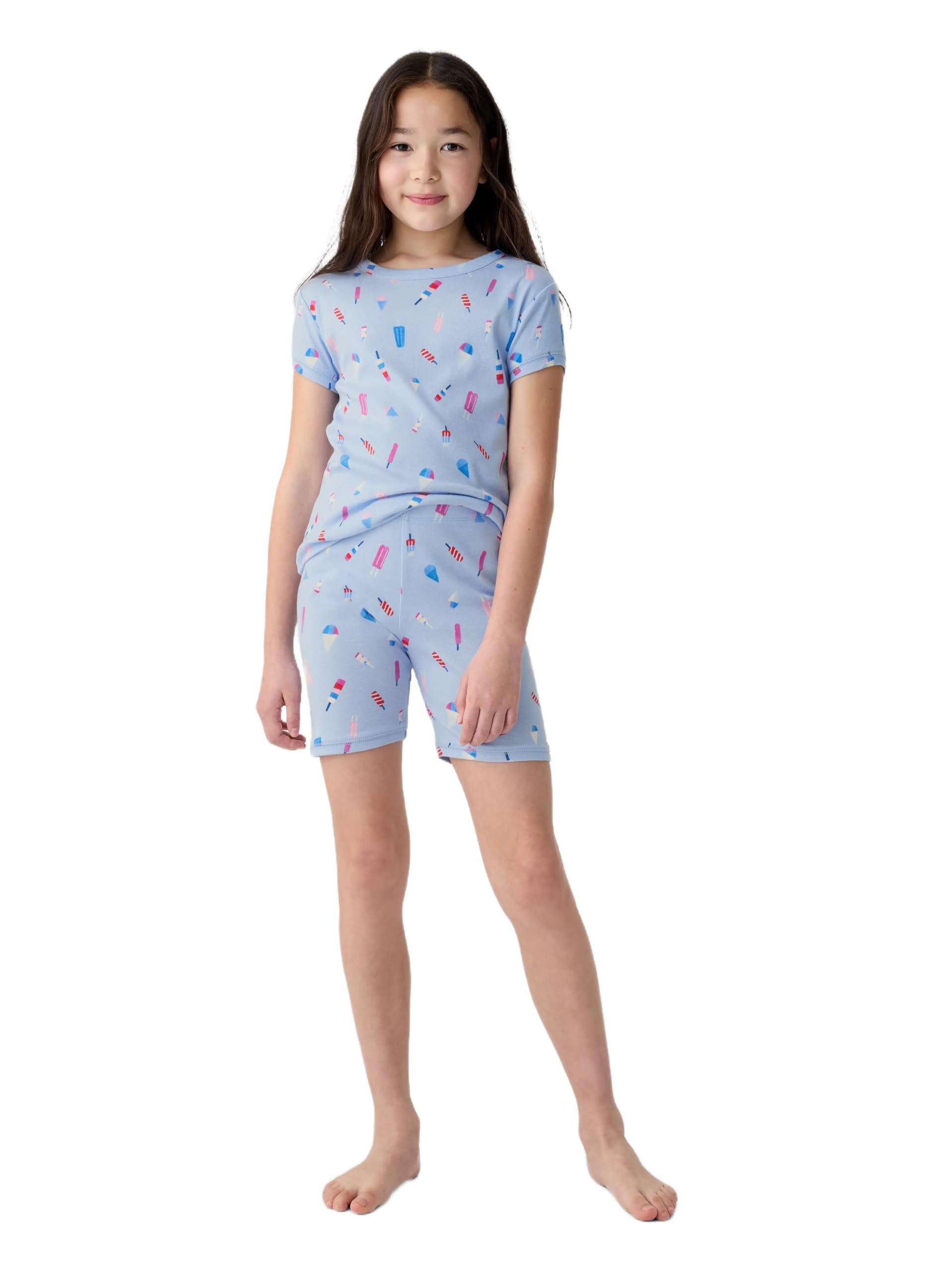 

                                                    GAP Girls Short John Pajama Set Ice Cream 6