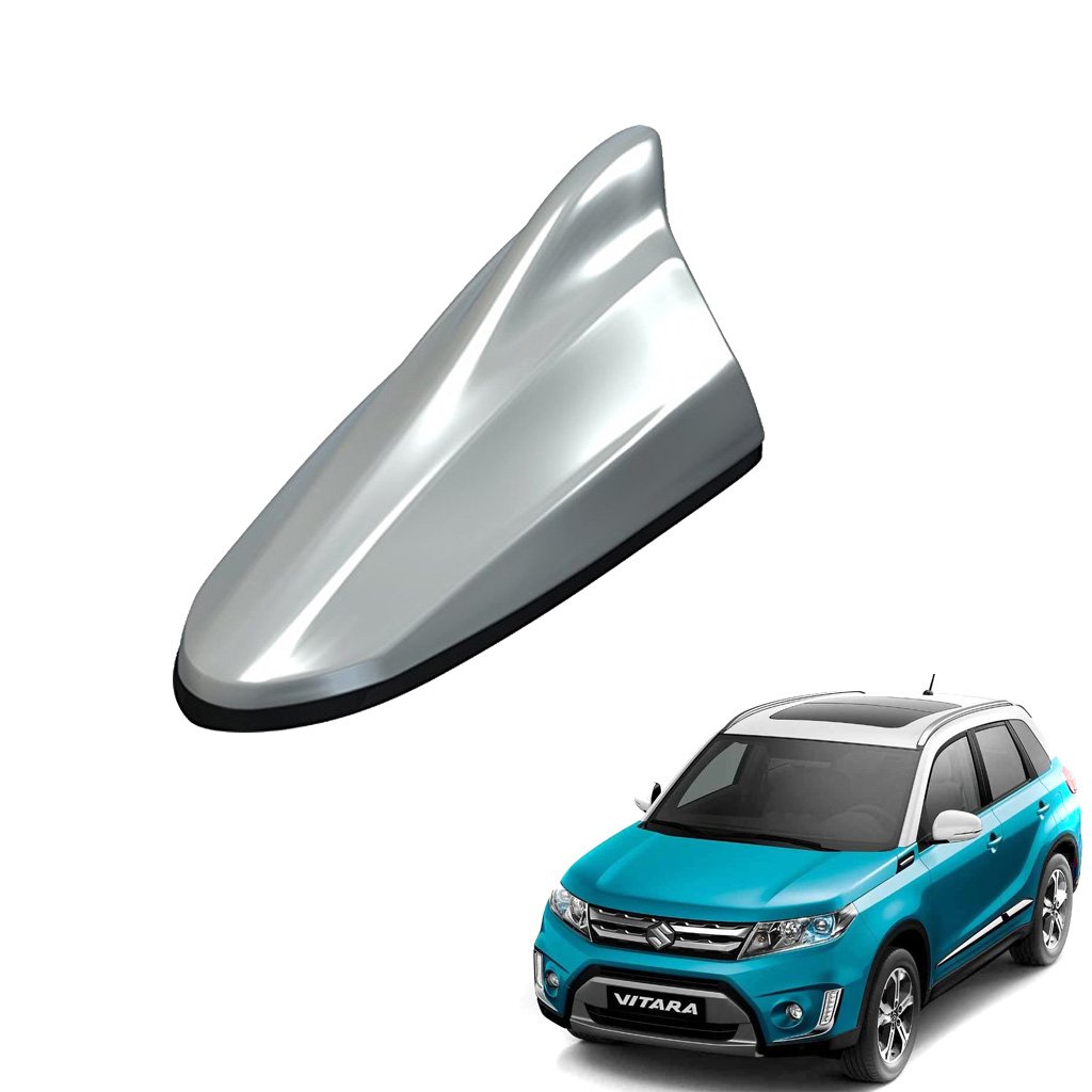 Kozdiko Silver Shark Fin Antenna for Maruti Vitara Brezza-image-21