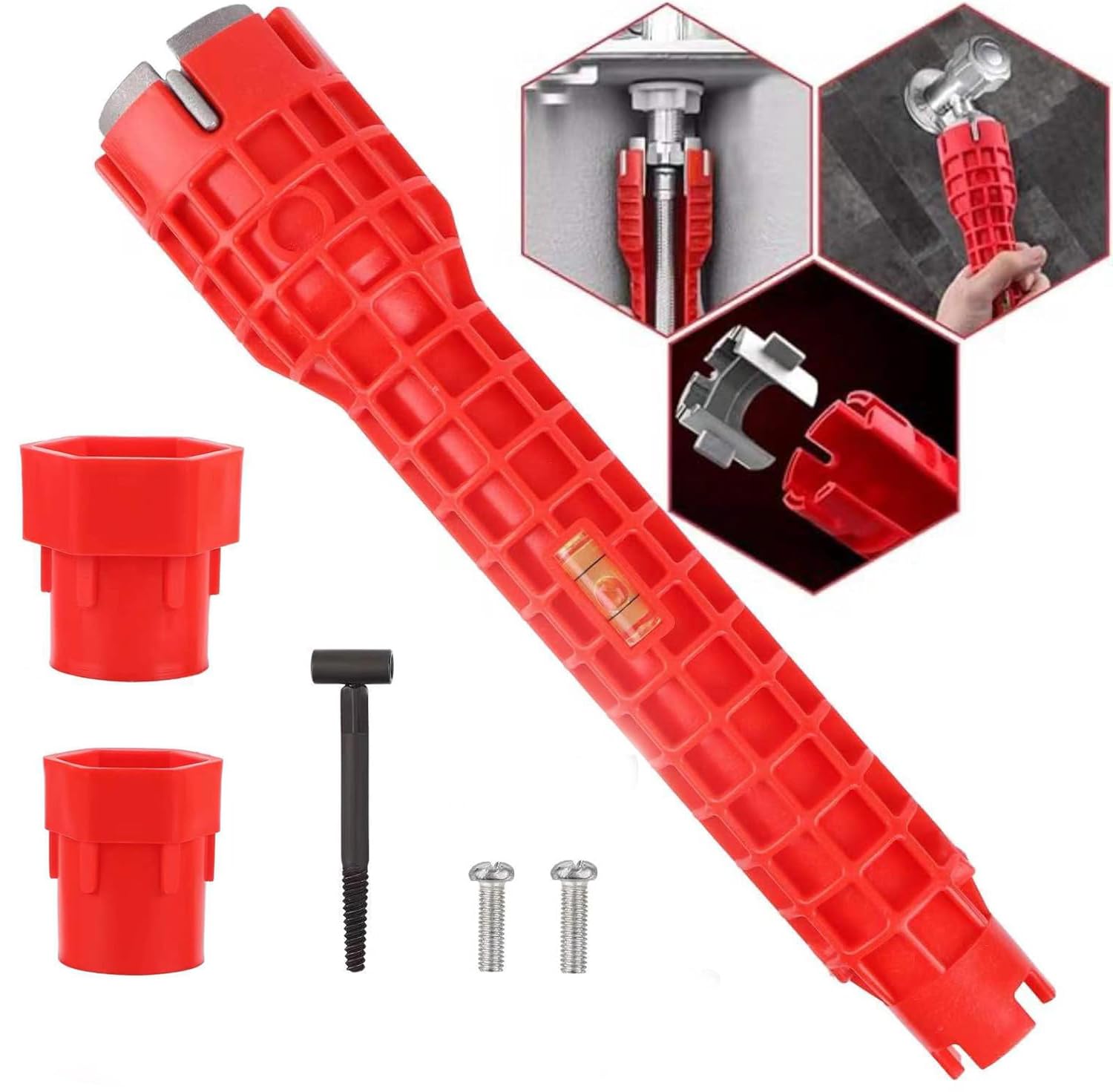8 in 1 Multifunctional Sink Faucet and Nut Faucet - Plumbing Tool for Washbasin, Bathroom, Kitchen and Toilet