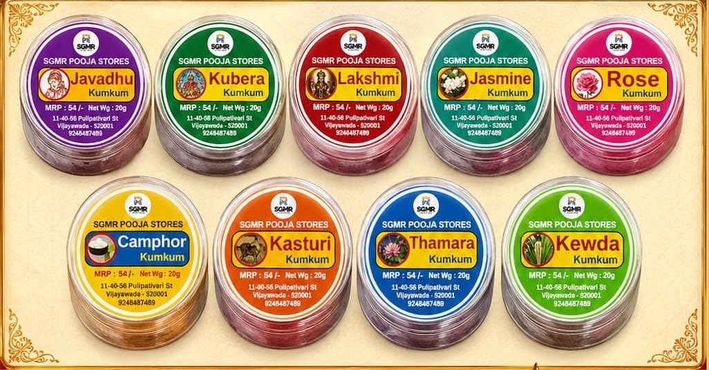 Varahi Navaratri Kumkum 9 in 1 Pack | Pooja Essentials-image-41