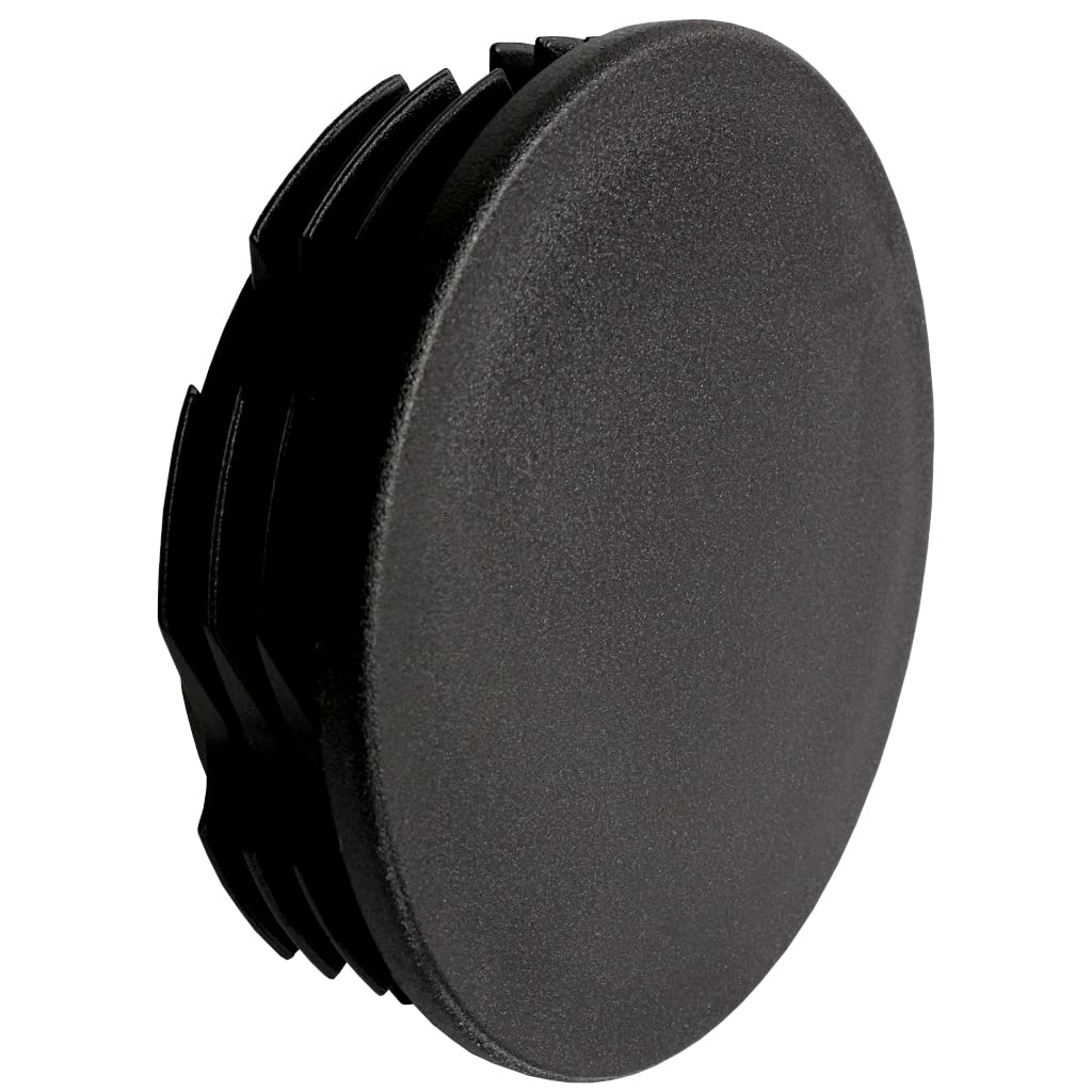 TIBU Zatyczki lamelowe, okrągłe zaślepki do rur, zaślepki do rur, osłona, 50 sztuk, okrągła rura, Ø 80 x 2 mm