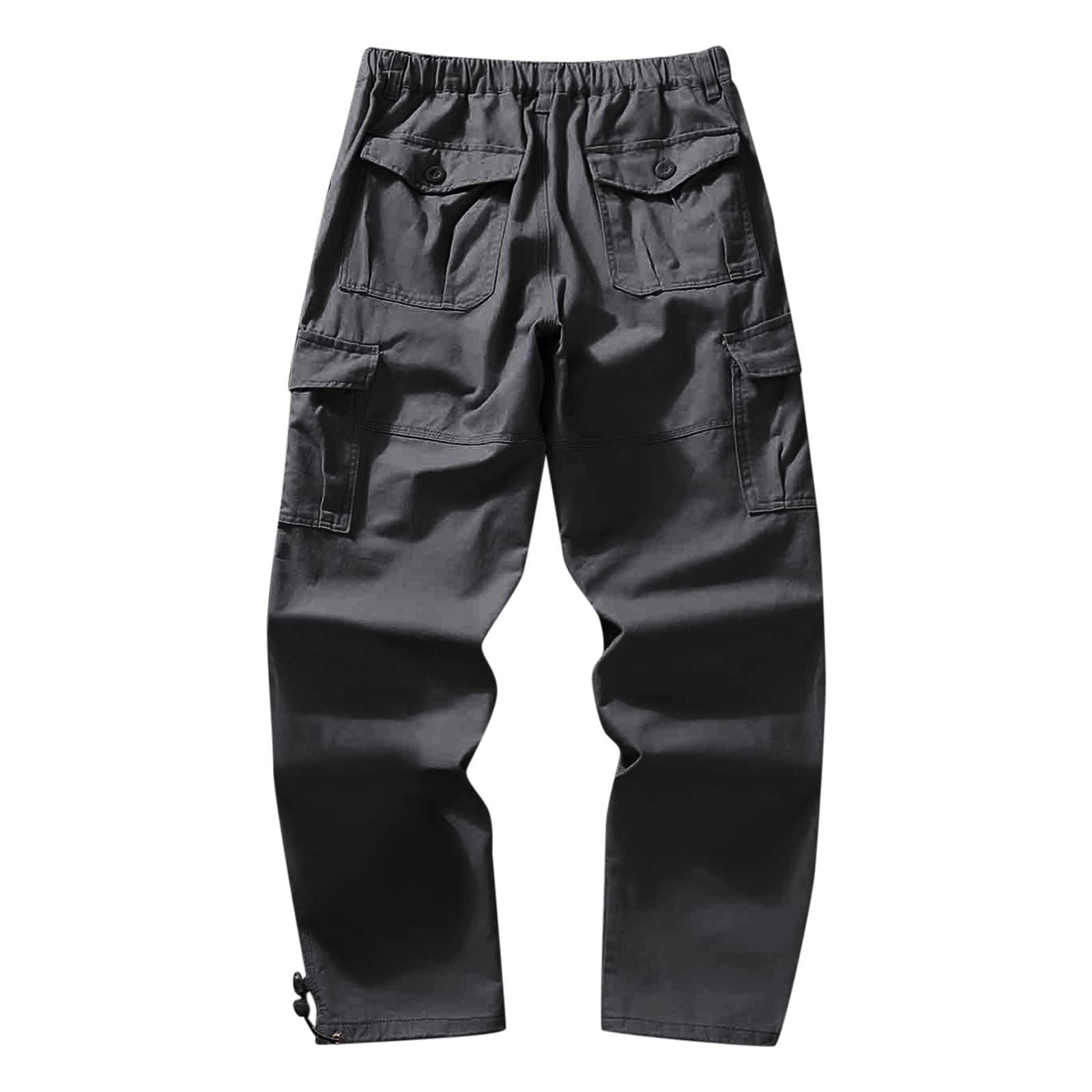Pantaloni Uomo Tattici Leggeri Ad Asciugatura Rapida,Pantaloni Cargo Uomo da Lavoro Moto Invernali Impermeabili Pantalone con Molte Tasche per Moto Equitazione Escursionismo Pantaloni Caccia Uomo