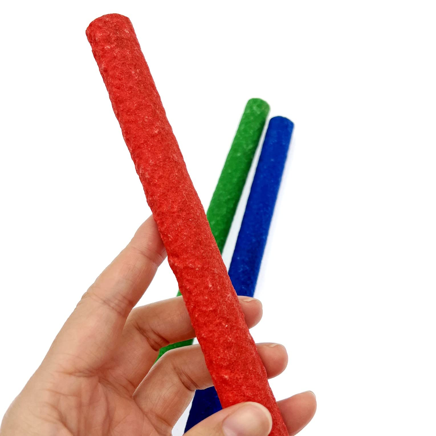JZK 6pz 1.5 cm x 20 cm long perchoirs pour petits oiseaux pour perruches canaries, petit perroquet coloré pour cage à oiseaux, bâtons support bois pour perroquet