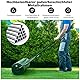 FANTASK Ø 30CM Rasenwalze Metall, Handwalze mit Griff 63 L, Schwerlasttrommel Graswalze befüllbar mit Wasser & Sand Gartenwalze, Trommel Rasenroller