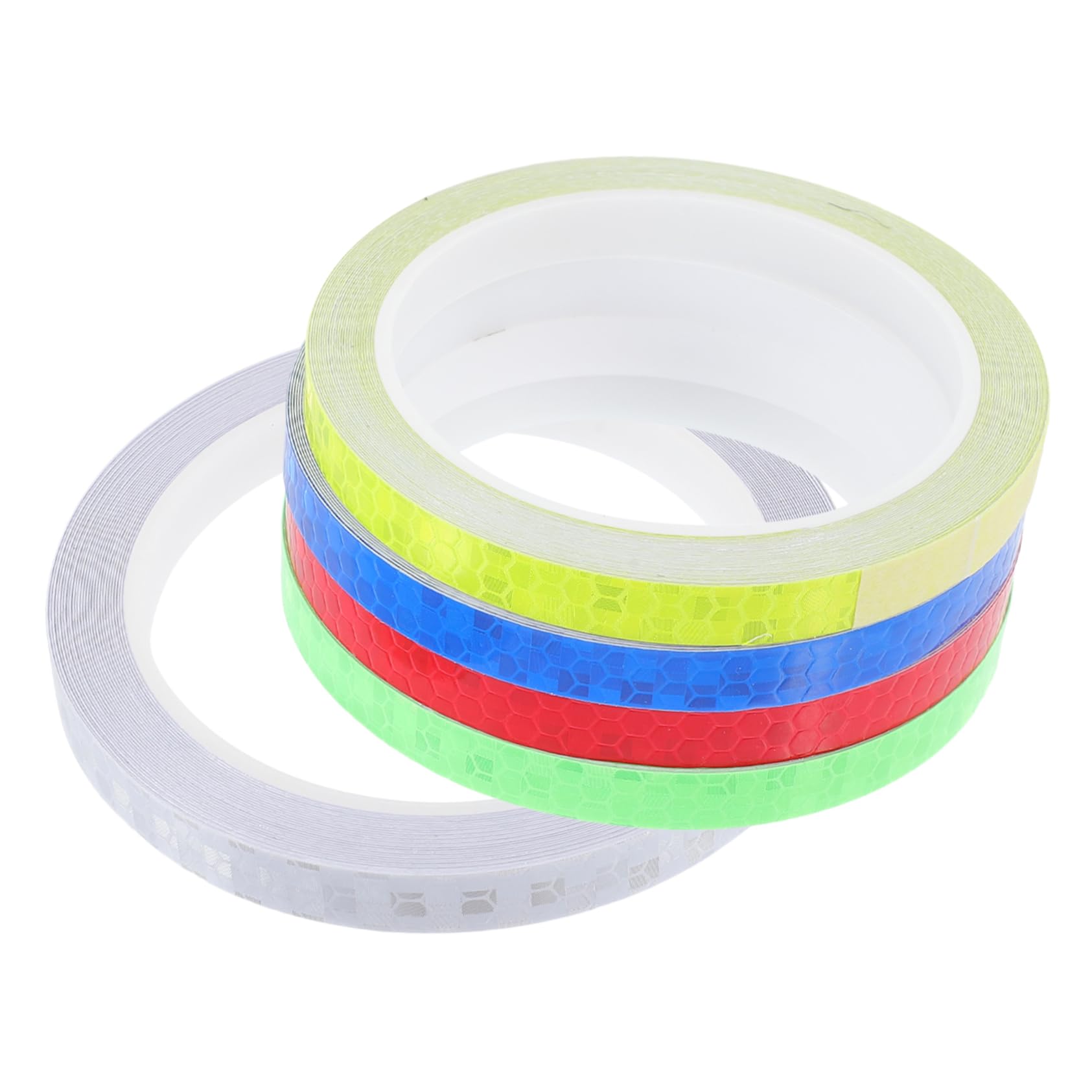 Toddmomy Reflektierende Fahrradaufkleber Reflektierende Aufkleber Dekoration Radfahren Rückseite Auswechselbares Reflexband Abnehmbarer Reflektierender Aufkleber PVC
