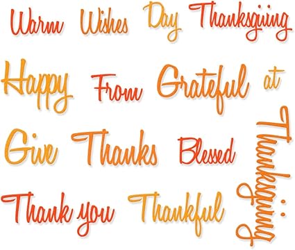 Amazon Co Jp 感謝祭 グリーティングワード メタルカッティングダイ カード作成 フォトアルバムデコレーション用 サンキューメッセージ ダイカット 感謝の文字 ダイス ステンシル エンボステンプレート Diyスクラップブッククラフト用 ホビー