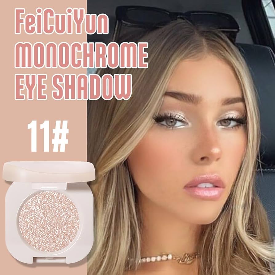 Amazon.com : FeiCuiYun Glitter Shimmer Sparkle Eye Shadow