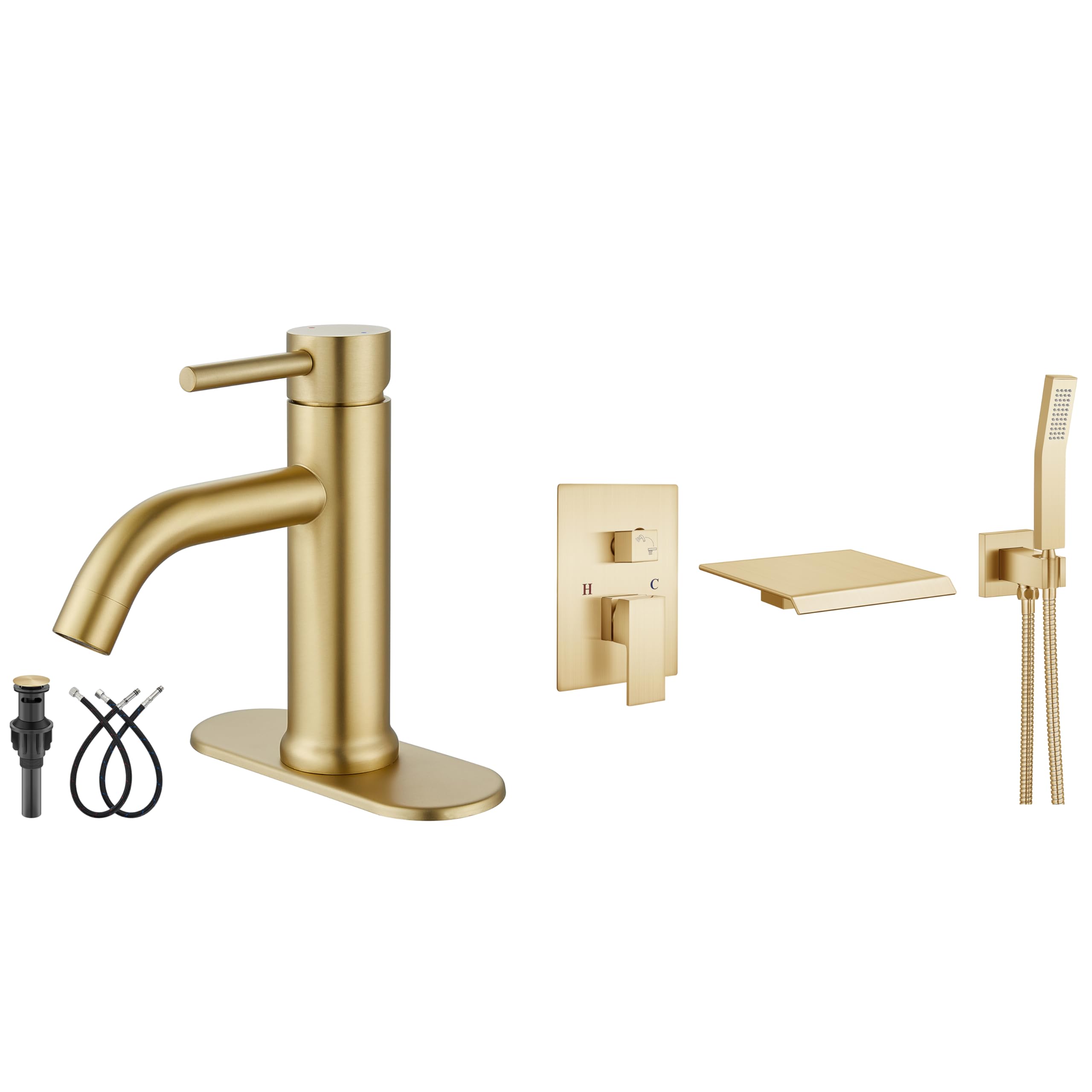 Hcfyauis Bathroom Faucet Bathtub Faucet