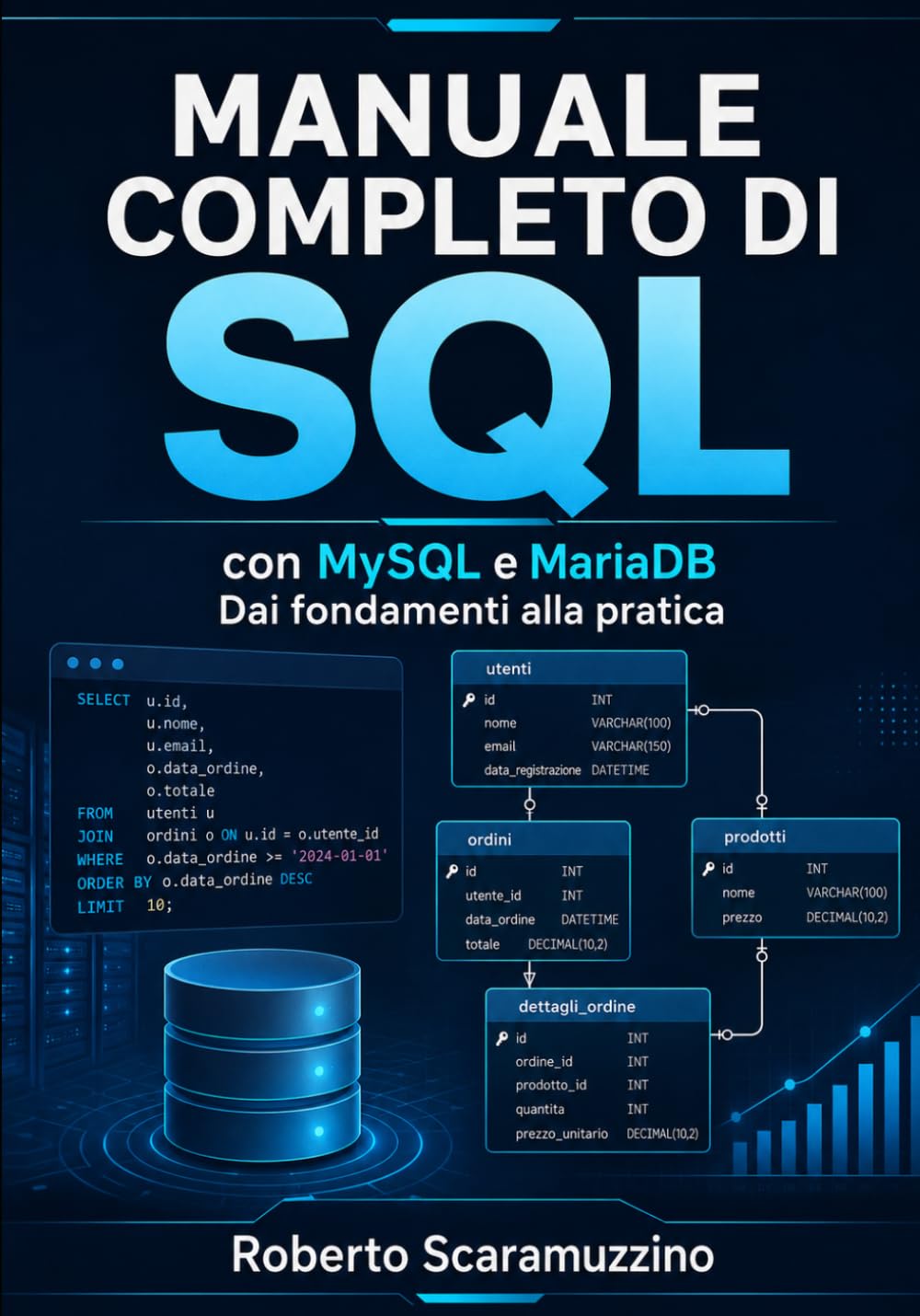 Manuale completo di SQL: con MySQL e MariaDB Dai fondamenti alla pratica (Elettronica. Manuali e Laboratori)