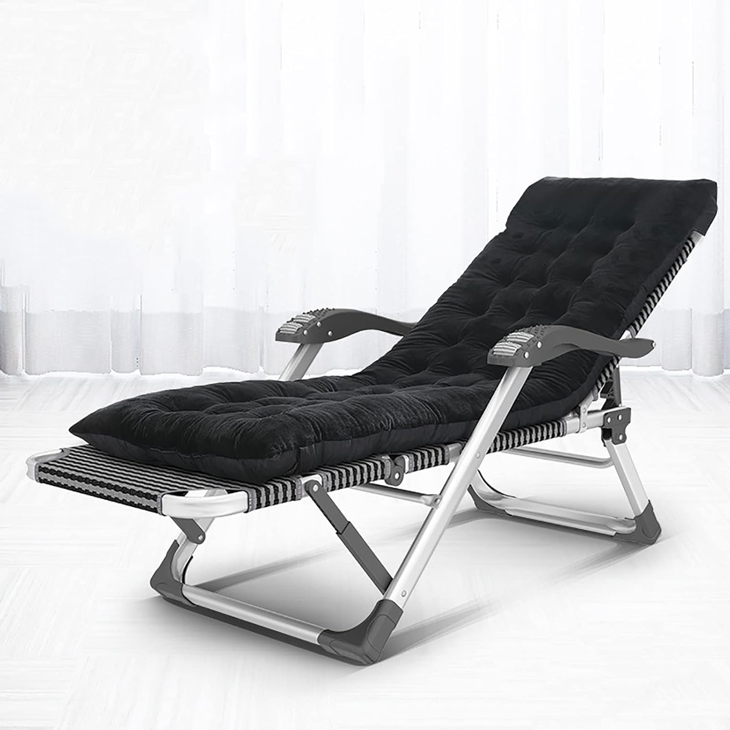 Zero Gravity Lounge Chair,Zero Gravity Lounge Chair Oversized,Reclining Lounge Chair with Removable Cushion Reclining Patio Lawn Beach Camping Chair for Indoor and Out