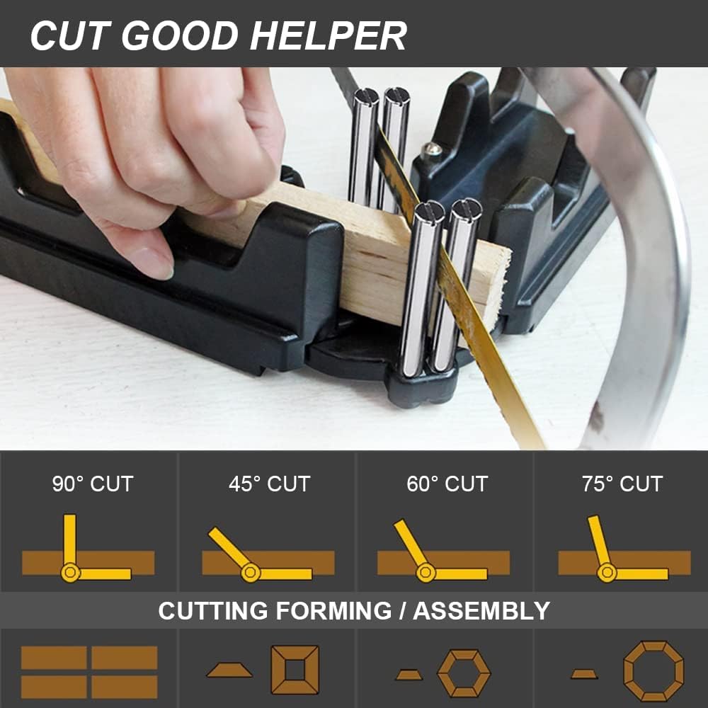 HengLiSam Miter Saw Protractor, 2in1 Angle Finder Measuring and