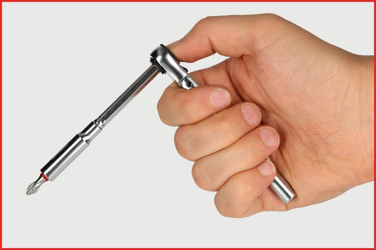 KS Tools 918.1560 1/4 Inch Bit Joint Reversible Ratchet, Length 119 mm
