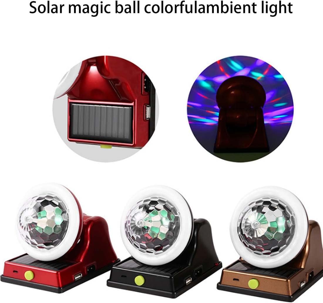 Boule magique colorée à charge solaire, lumière d'ambiance RVB, Boule Boule magique colorée à charge solaire, lumière d'ambiance RVB, Boule