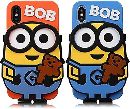 Amazon Co Jp 耐衝撃 立体 怪盗グルーのミニオン ミニオンズ シリコンケース ソフトケース ソフト ケース キャラクター シリコン かわいい ゴム ミニオン ボブ アイフォンケース Iphone12promax オレンジbob 家電 カメラ