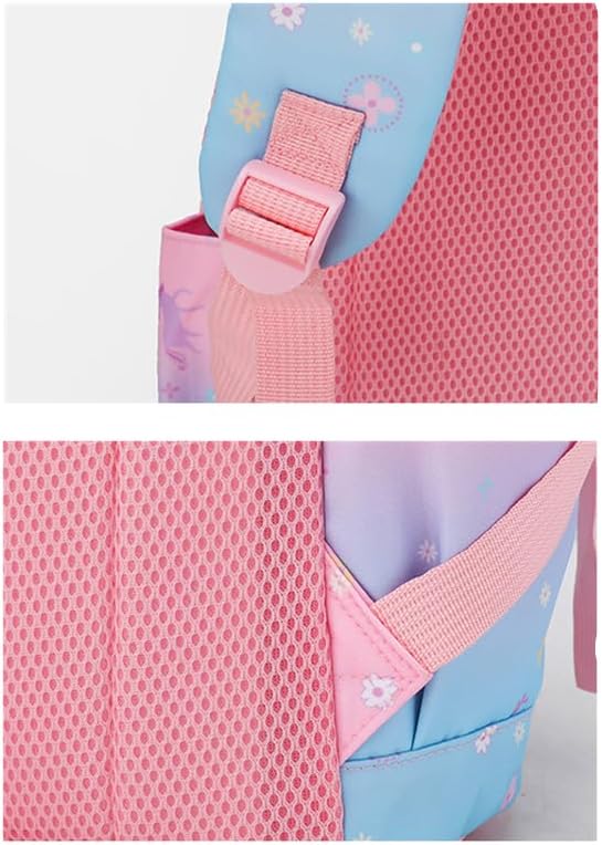 sanjimida School Backpack for Girls with Lunch Box Set, Elementary School Gradient Pattern Bag (Gradient Purple) - Image 6