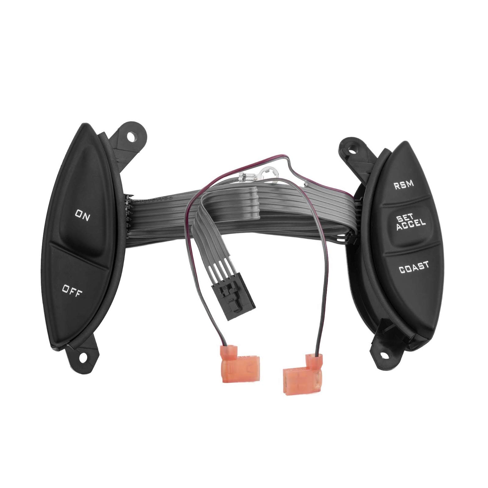 Handor Steering Wheel Mounted Cruise Control Switch Compatible with For-d Explorer F-150 Ranger Mercury Mountaineer 1998-2004 Replacement# 901-399 F87A9D809BA F87Z-9C888-BB F87A-9D809-BA