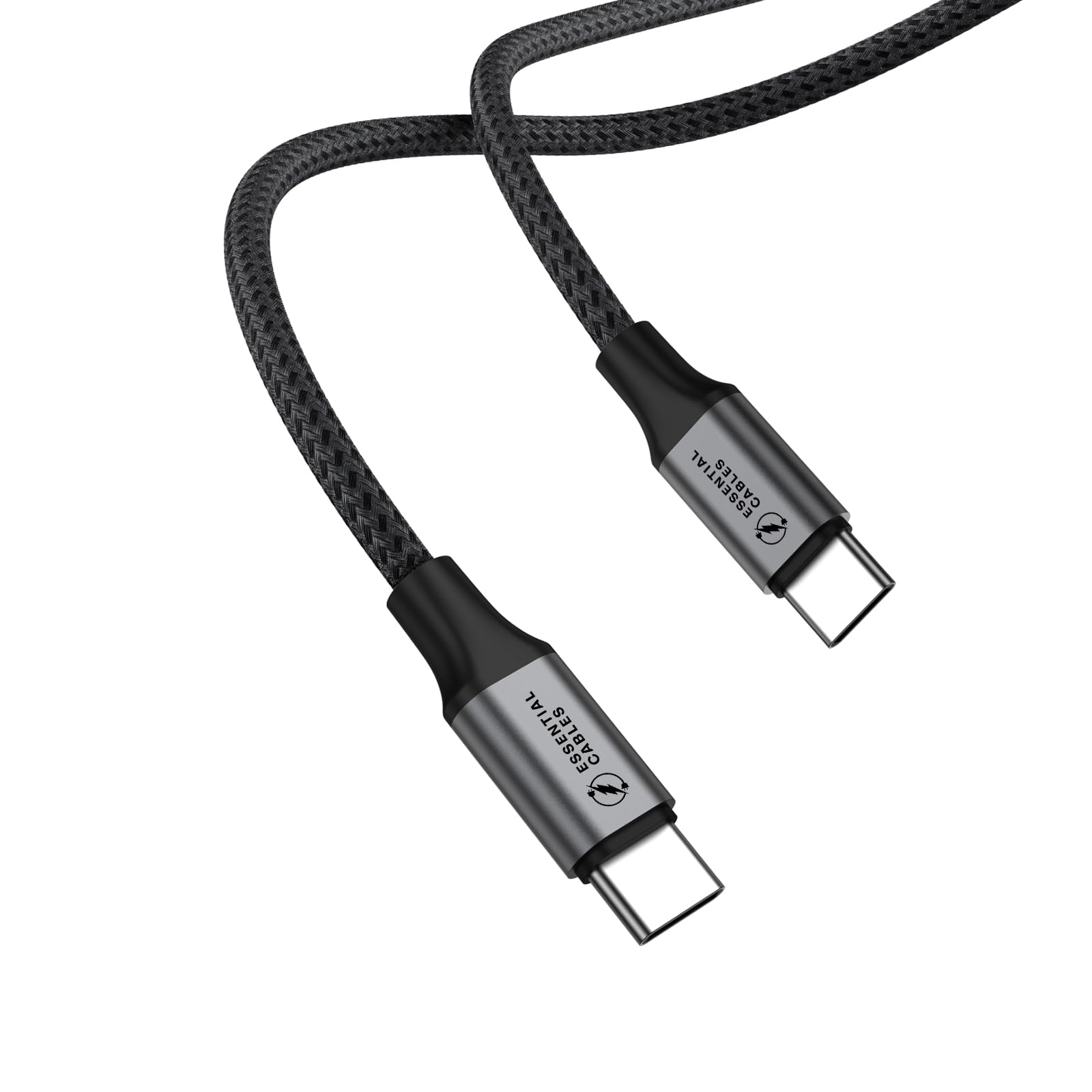 Cable de carga USB C a USB-C de 60 W tipo C a C de carga rápida compatible con iPhone 16/15 Pro Max, Galaxy S24 Ultra, Pixel 9, iPad Pro 2024/Air 5, MacBook Pro (2 m)