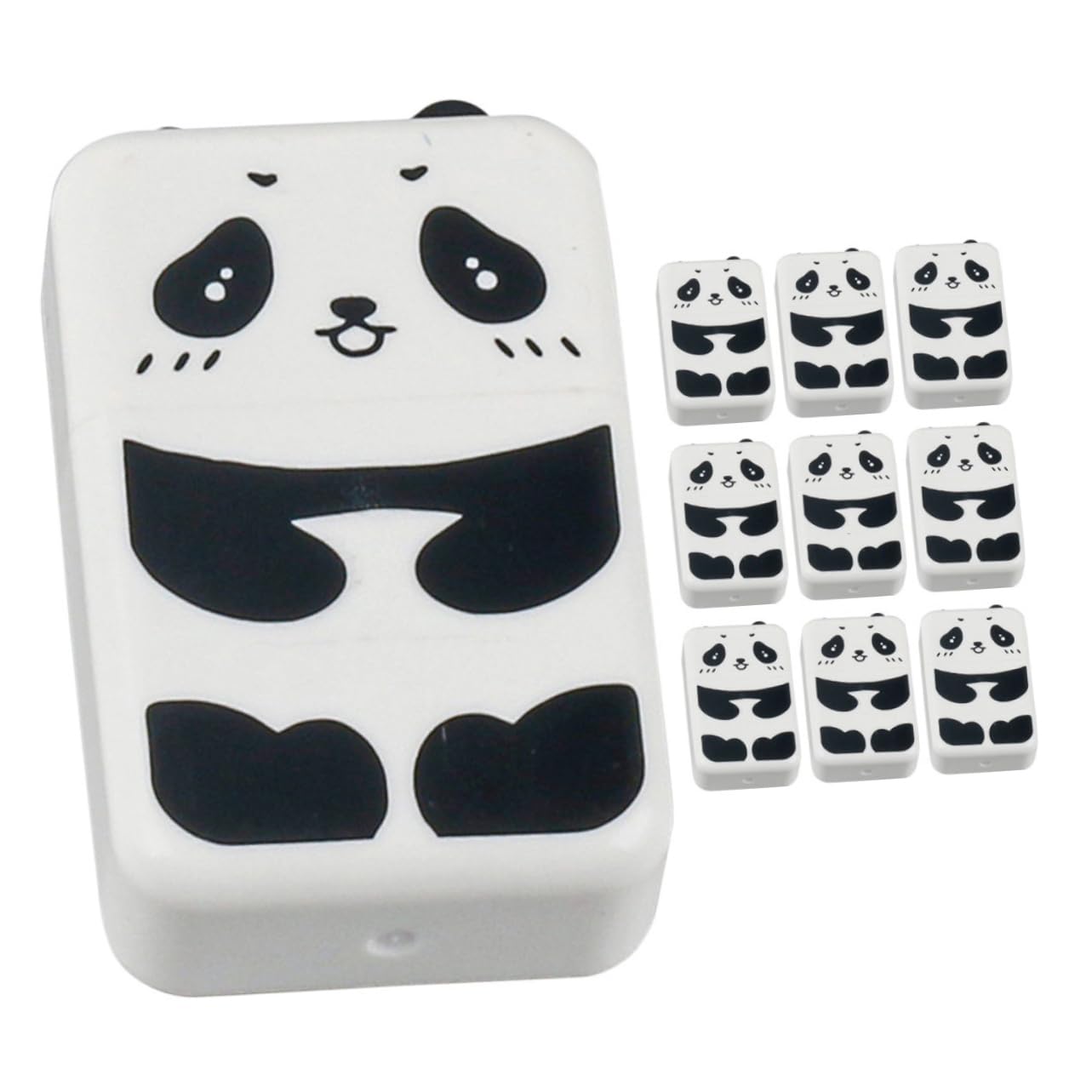 jojofuny 3 Sätze Panda Radiergummis Multifunktionale Kreative Radierer Für Schule Und Praktische Schreibwaren Für Dekoration 10 Stück * 3
