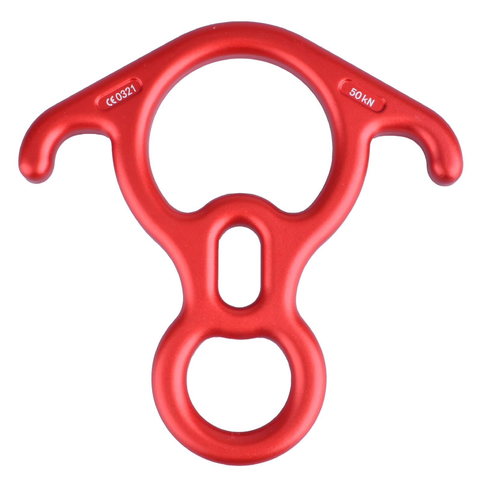 YAPJEB Figure 8 Descender, 35KN 50kN Rescue Figure Belay Device Belaying and Rappelling Gear Descender Rigging for Climbing Rescue, Heavy Duty Belay Device, Downhill Equipment