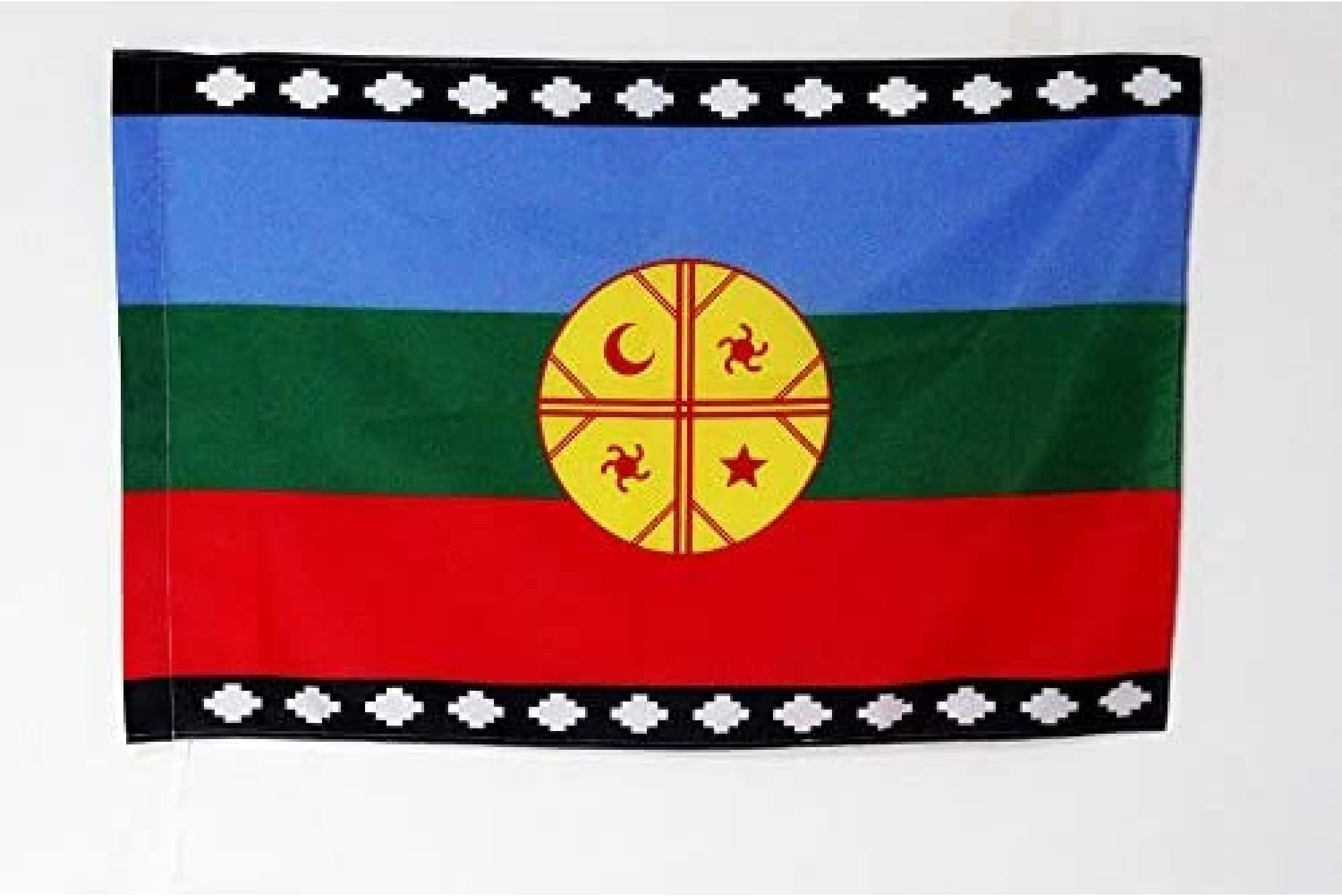 AZ FLAG - Drapeau Yesidi - 150x90 Cm - Drapeau Yézidisme 100