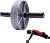 Ab Roller - Ab Roller Wheel لتدريب قوة البطن والجوهر | في معدات تدريب القوة المنزلية ، معدات تدريب قوة التمرين المنزلي لمدرب اللياقة البدنية في البطن ، آلة تمرين للبدن