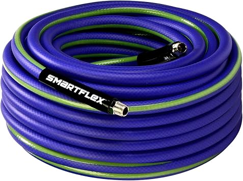 SmartFlex Air Hose, 1/4 in. x 100 ft., Hybrid, Blue - HSF14100BL2