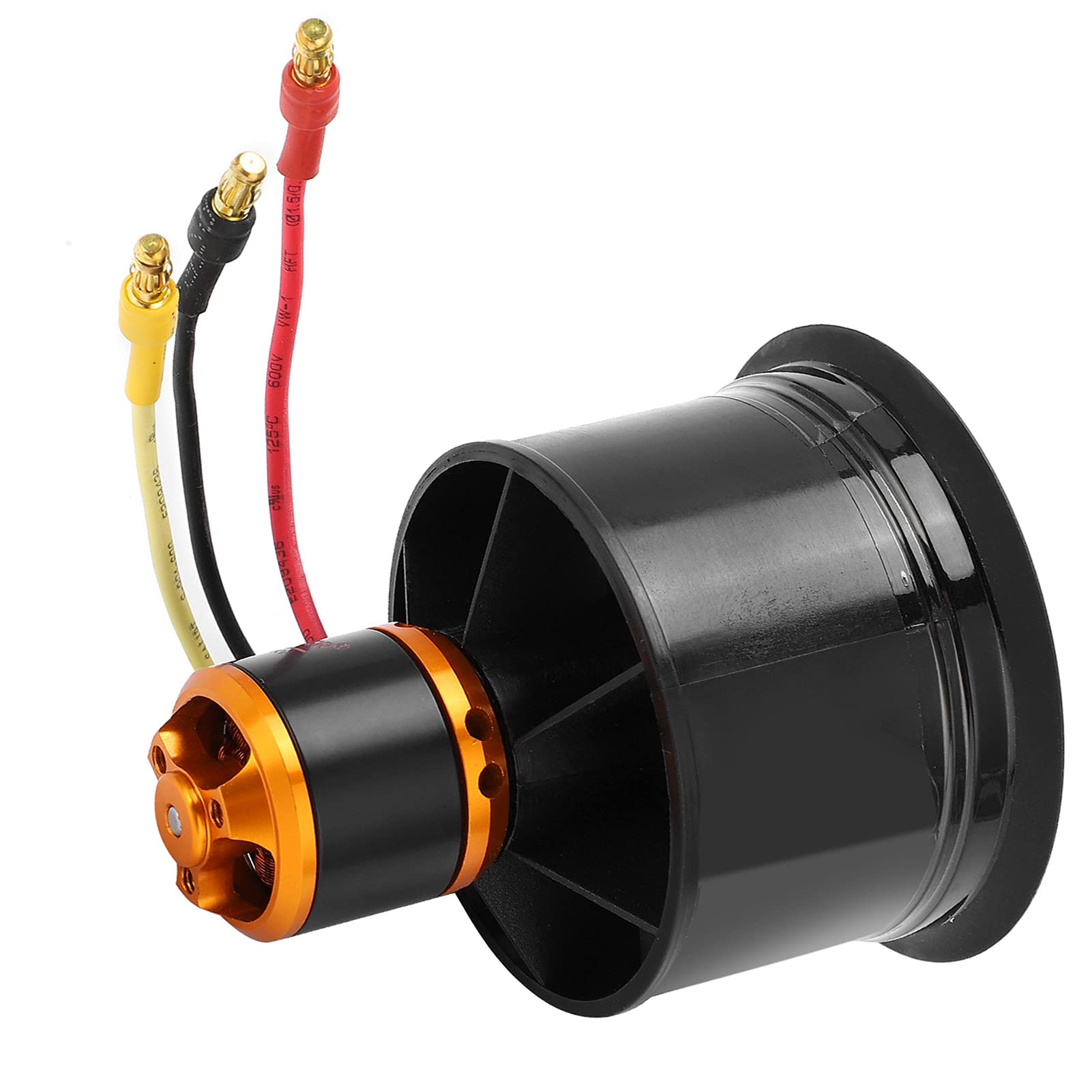 Motor VGEBY QX con 12 palas de alta rigidez QF2611 5000KV 34SBKit de impulsor EDF de motor sin escobillas para aviones RC (CW)