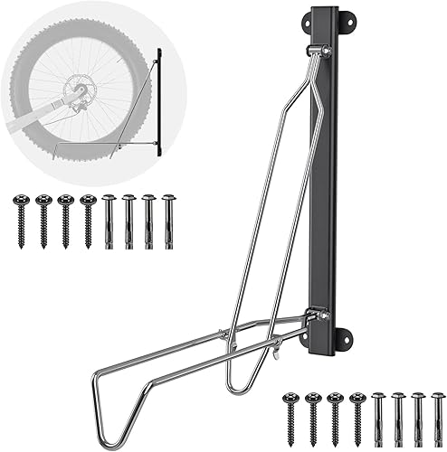 Portabicicletas de montaje en pared sin elevación, ahorro de espacio, soporte de pared plegable para bicicleta, soporte de pared de bicicleta de