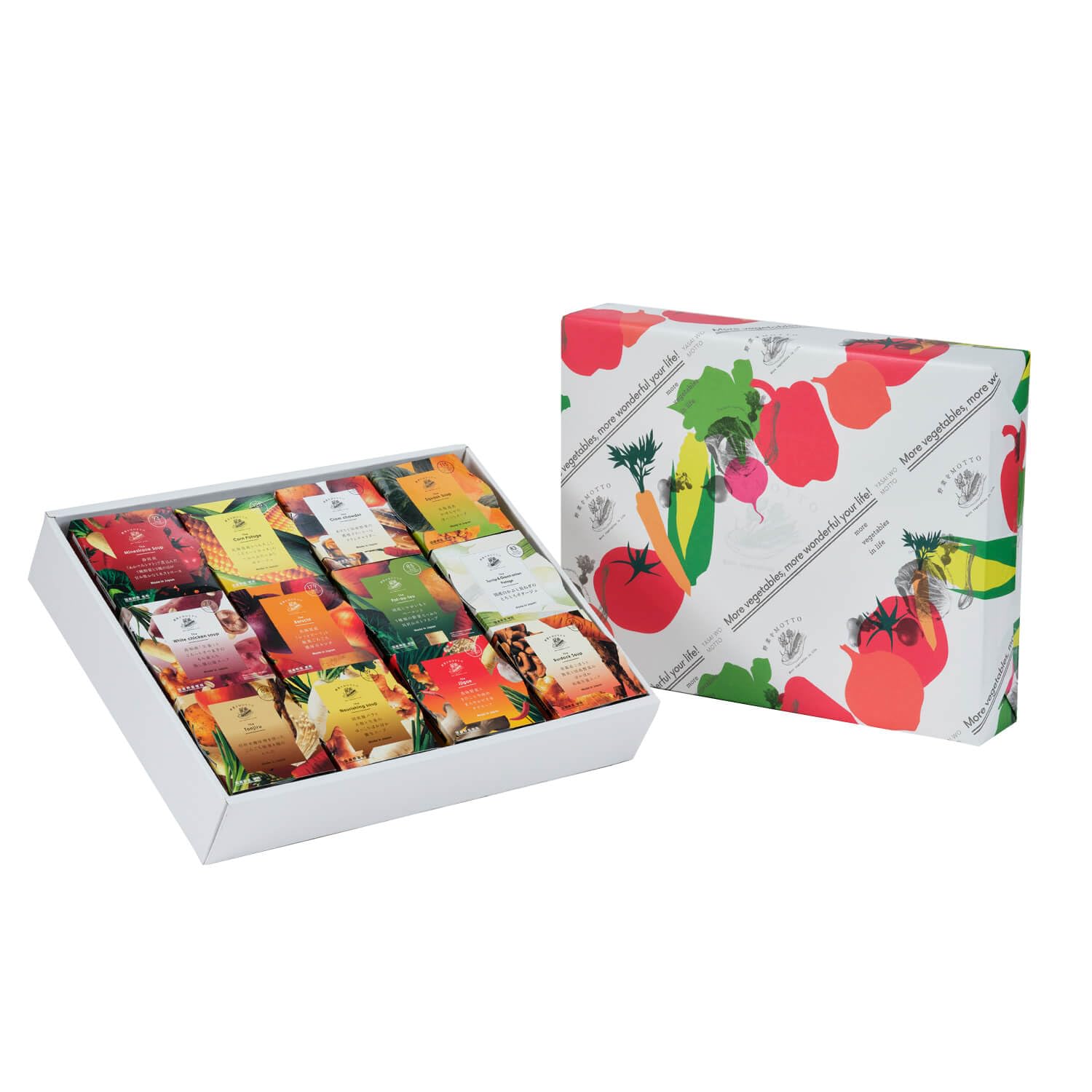 Amazon | 野菜をMOTTO 野菜スープ 12個 ギフト セット Amazon | 野菜をMOTTO 野菜スープ 12個 ギフト セット