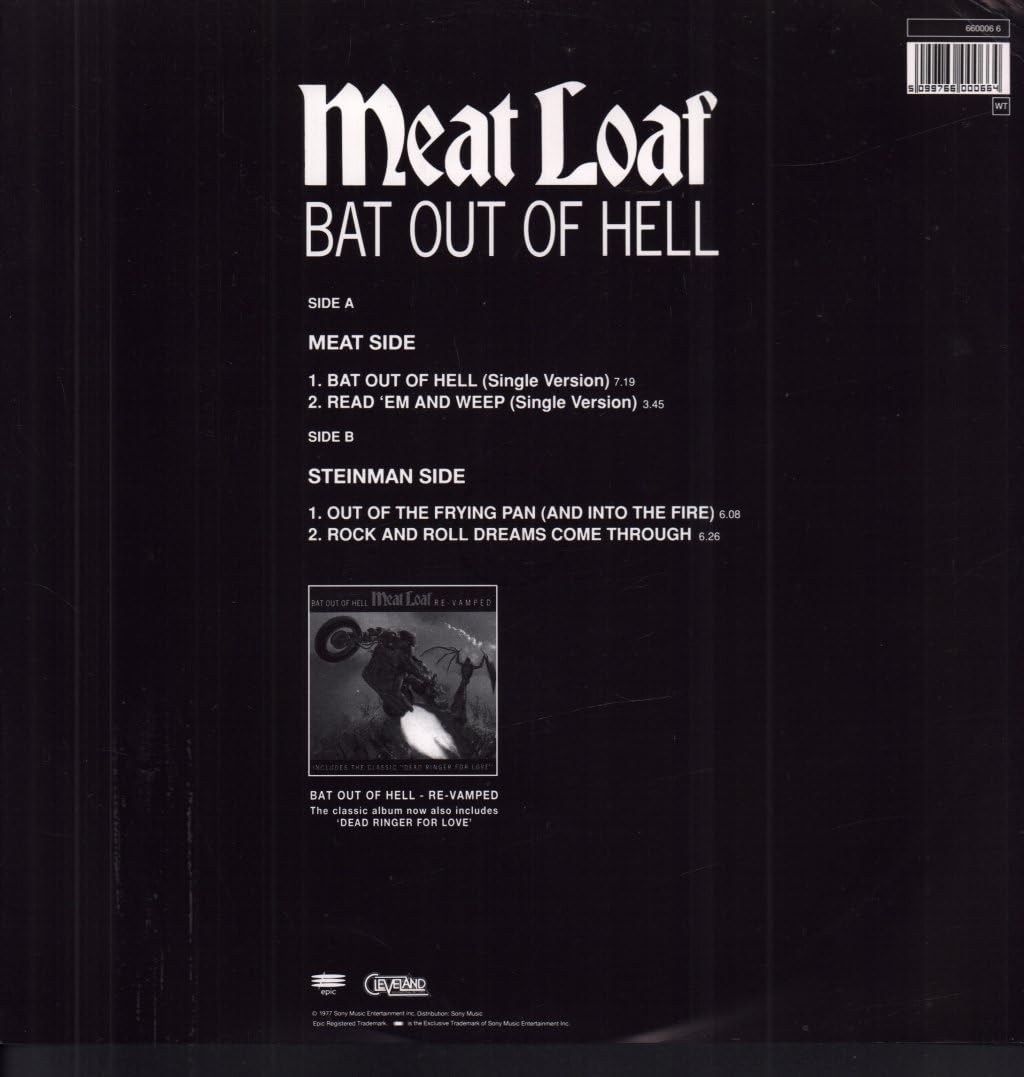 Bat Out Of Hell (Picture Disc)
