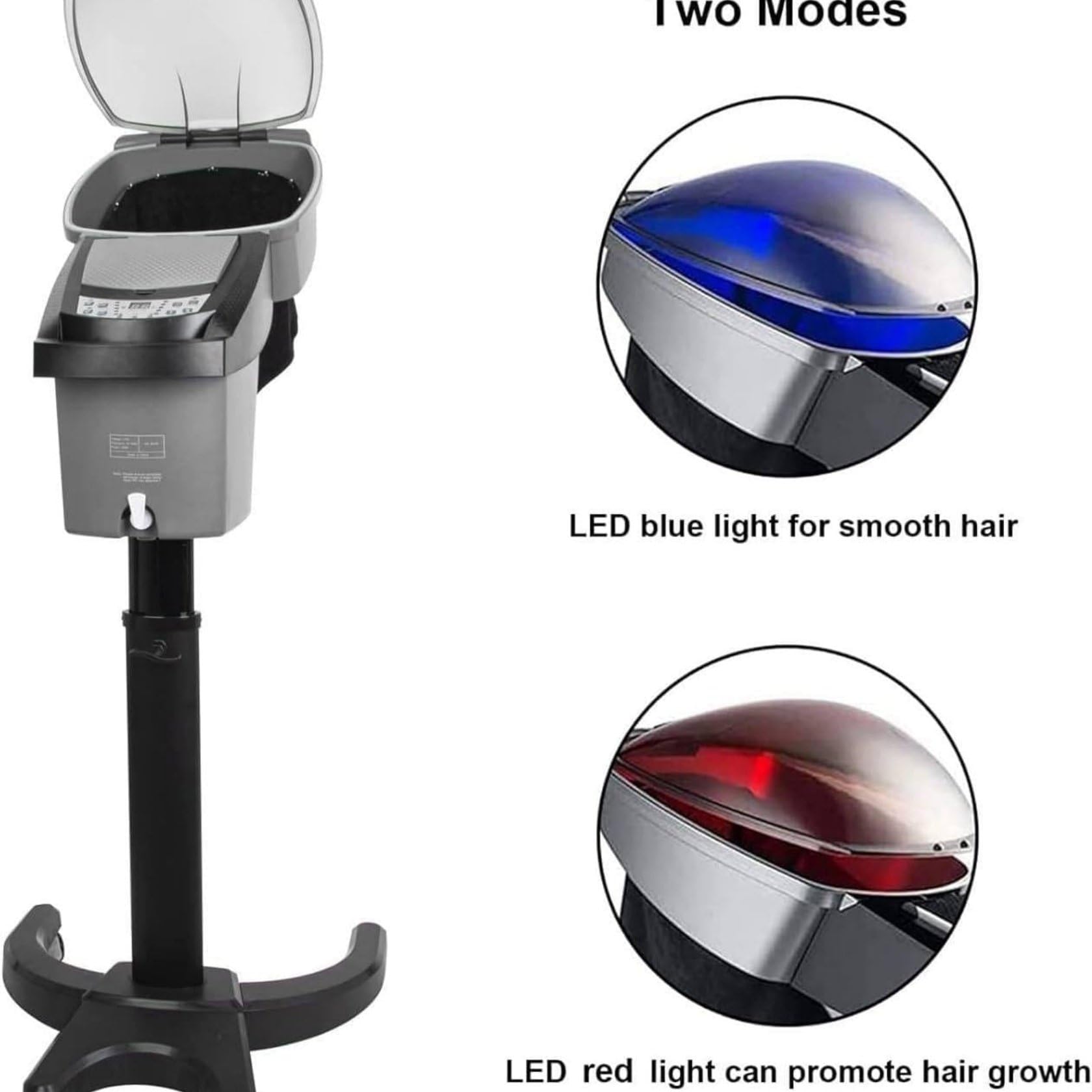 Vaporizador Infrarrojo Profesional 650W O3 Ozone Micro Mist para Cabello
