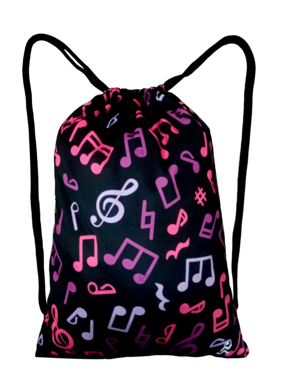 GenericTrendy Attractive long lasting Printed Drawstring Polyester Multi Utility Bag for Sports/Gym/Yoga/College/Casual Backpack – Light Weight