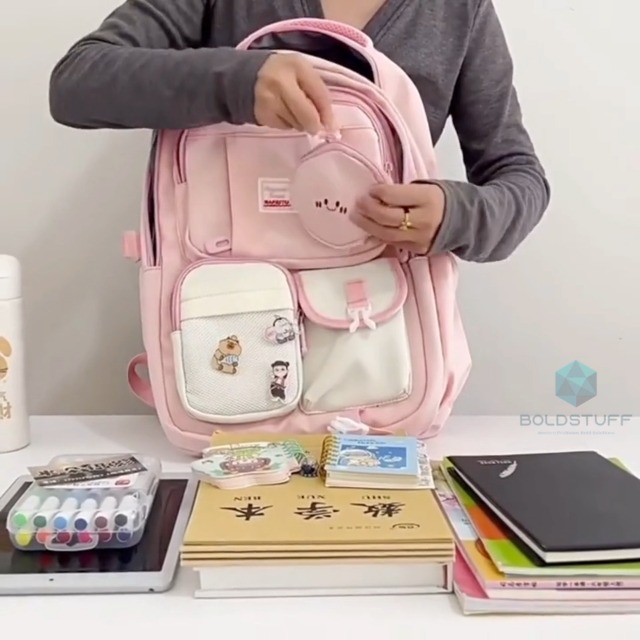 Buy BOLDSTUFF 26Litre School Bag Water-Resistant Laptop& Travel