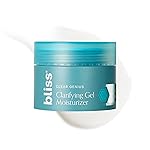 Bliss Clear Genius Clarifying Gel Moisturizer with CLARITY 5 Complex | Salicylic Acid, Niacinamide & Witch Hazel for Blemish-Prone Skin, 1.7 fl oz