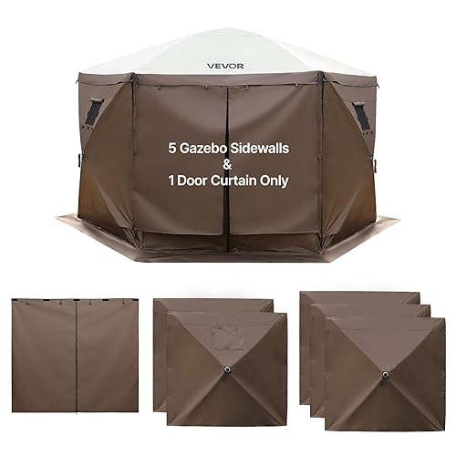 VEVOR 12x12ft Pop Up Gazebo Sidewalls with 2 Window, 3