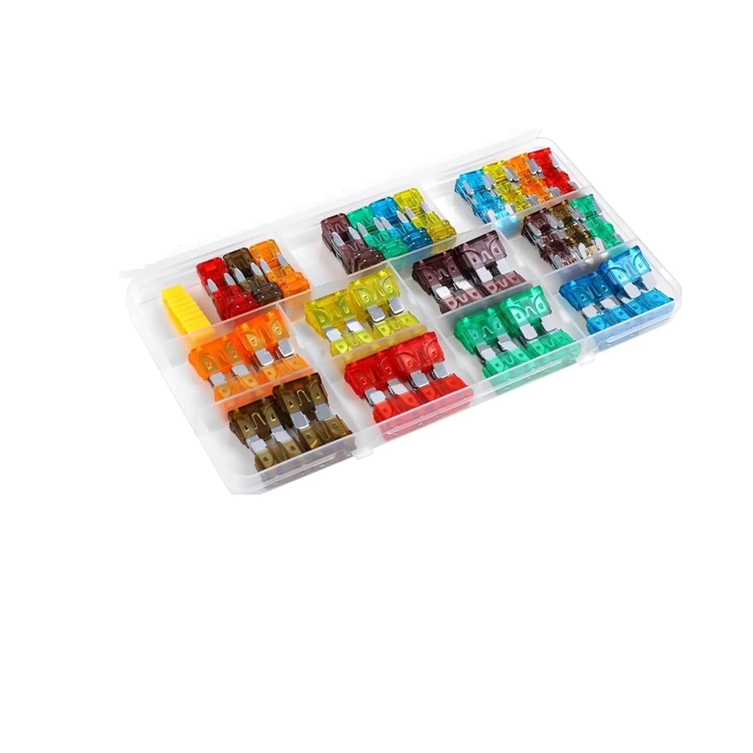 182PCS Fuses Assortment Kit, Blade Fuses - Standard & Mini & Low Profile Mini Fuse (5A/7.5A/10A/15A/20A/30A/40A)