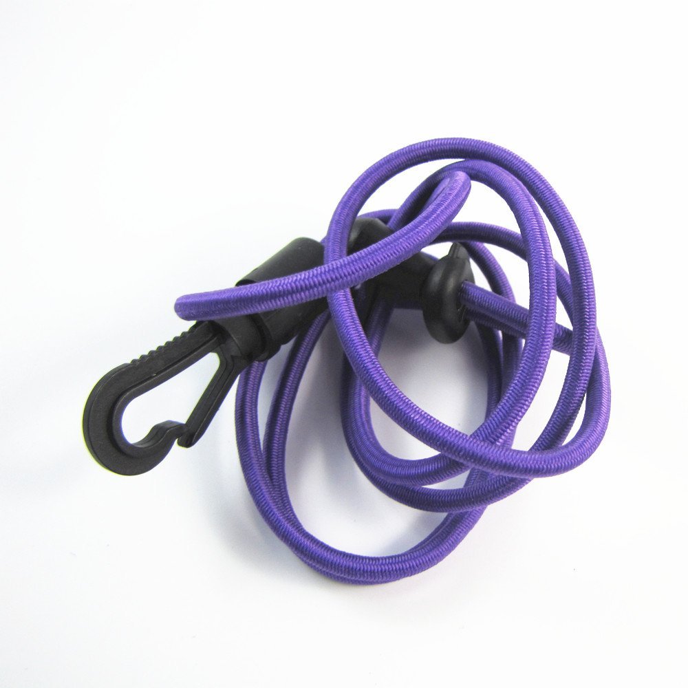 coinbuylot 44inch New Kayak Canoe Paddle Fishing Rod Leash Purple