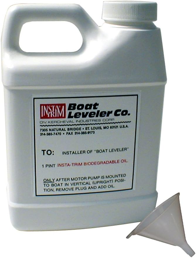 Boat Leveler Oil & Funnel Kit