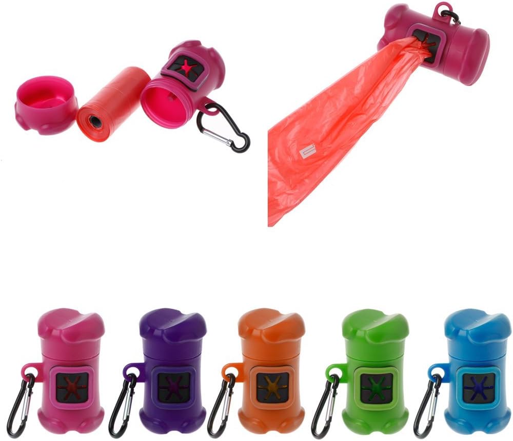 Garbage Waste Poo Dispenser Box Clean Up Bags Holder Carrier Y Pet Supplies