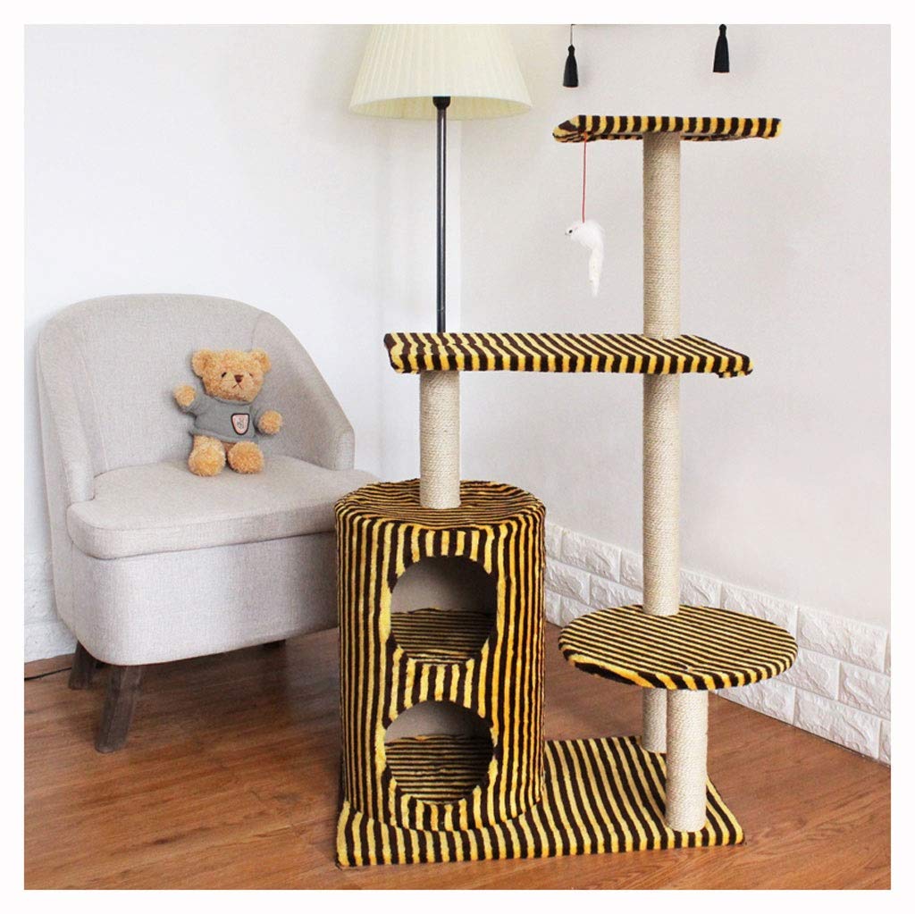 Arbre de chat avec poteaux en sisal et perche en peluche MU Condo D