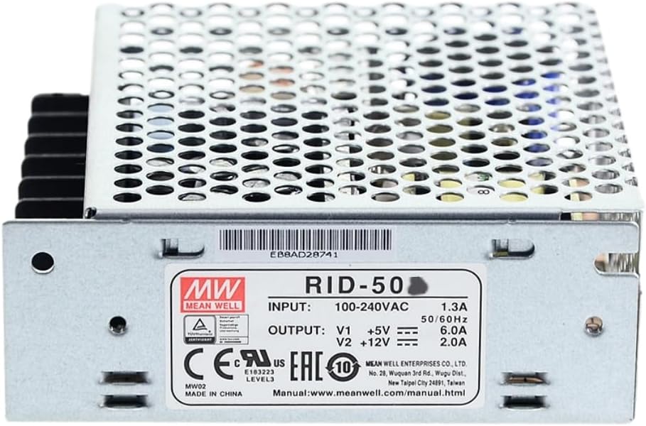 Mean Well RID 50W 5V/24V Switching Power Supply RID-50B AC-DC Dual Output