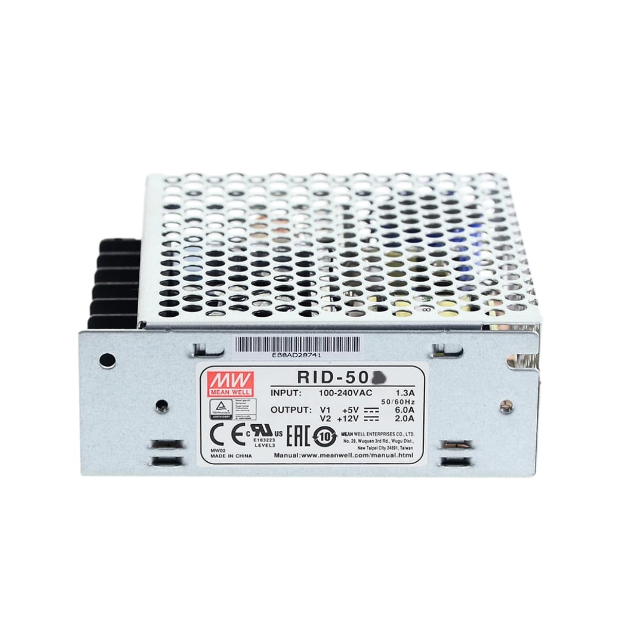 Mean Well RID 50W 5V/12V Switching Power Supply RID-50A AC-DC Dual Output