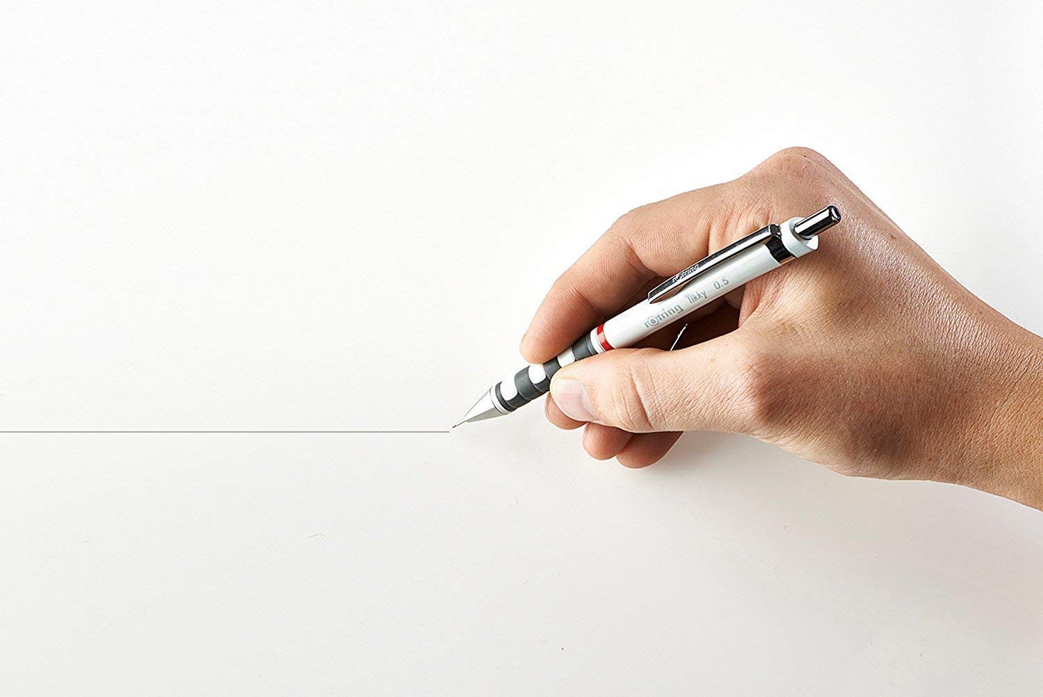 rOtring Tikky portemine à code couleurs | 1 mm | corps noir | boîte de 12