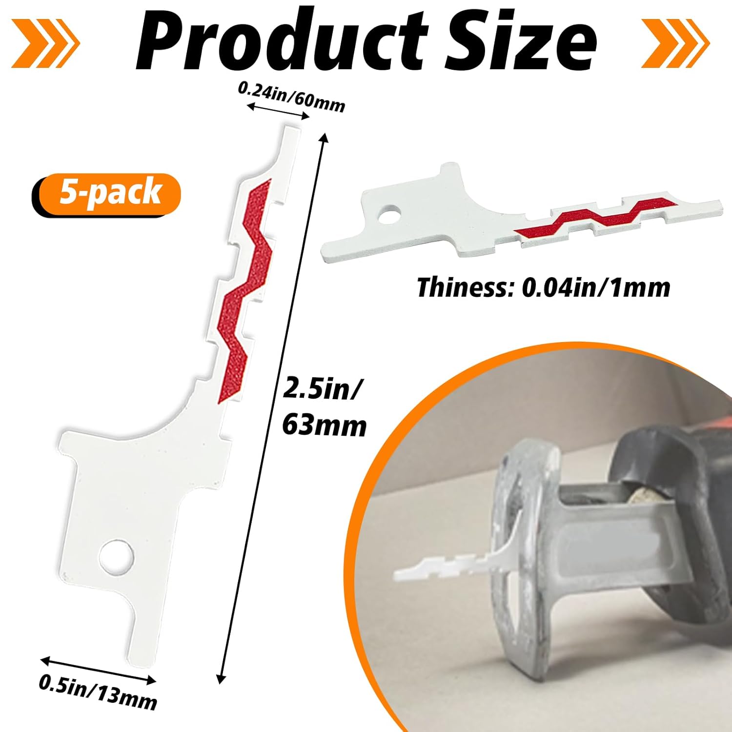 5 PCS 48-00-1640 Replacements Compatible with Drywall Blade, Replacement Blade Compatible with Drywall Access, Blunt Point