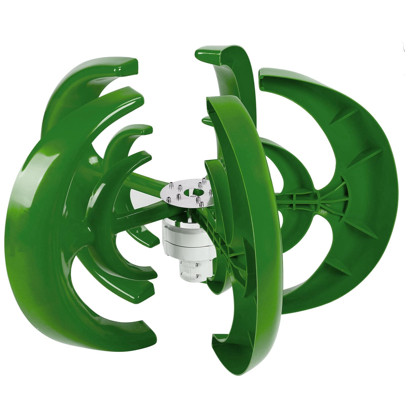 Generador de Rotor Externo de 5 Palas, Turbina Eólica de 1200W, Piezas de Montaje Duraderas para Barcos y Cabinas (12V)